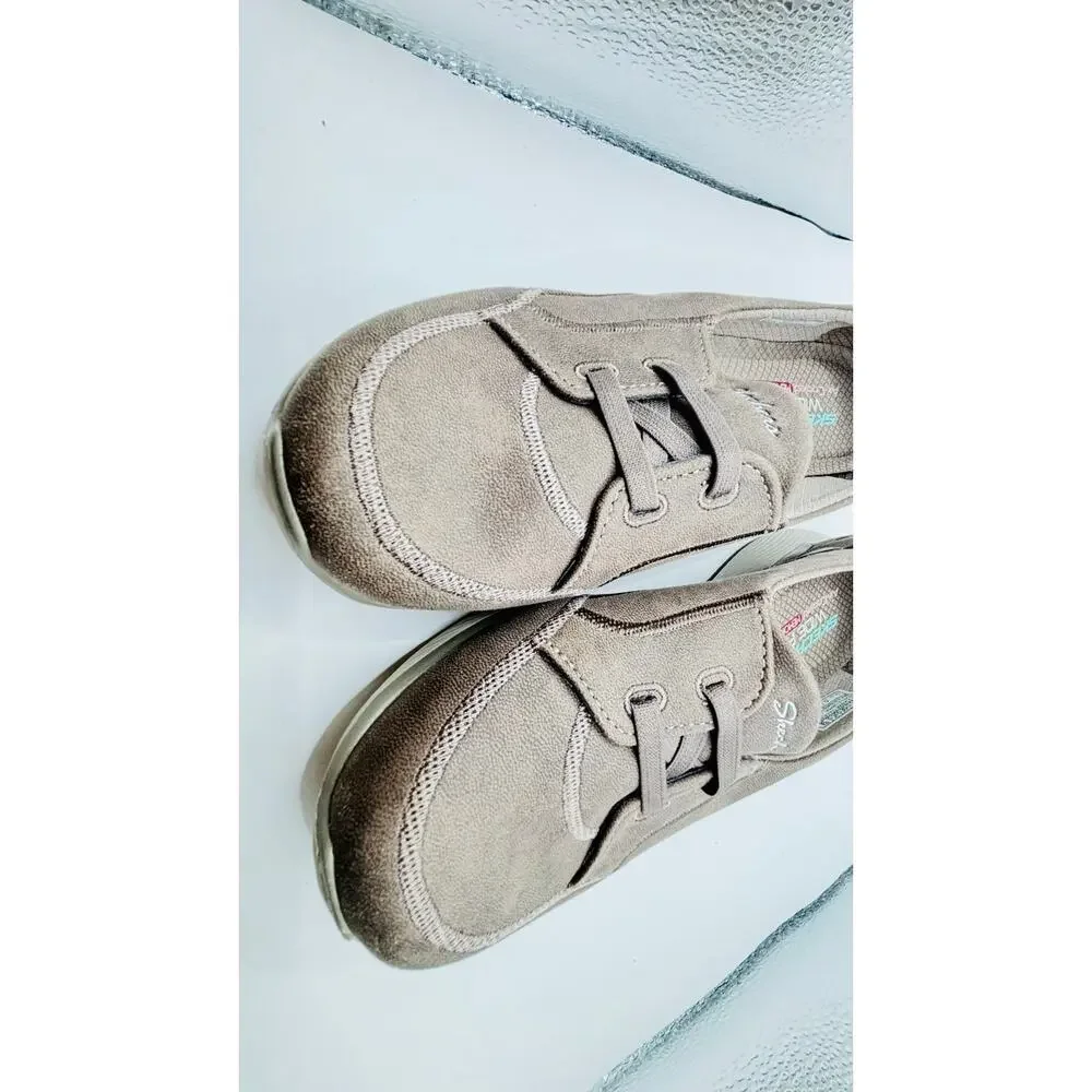Skechers Women's Microburst One Up slip-on shoes comfort flats loafers sz 8.5
